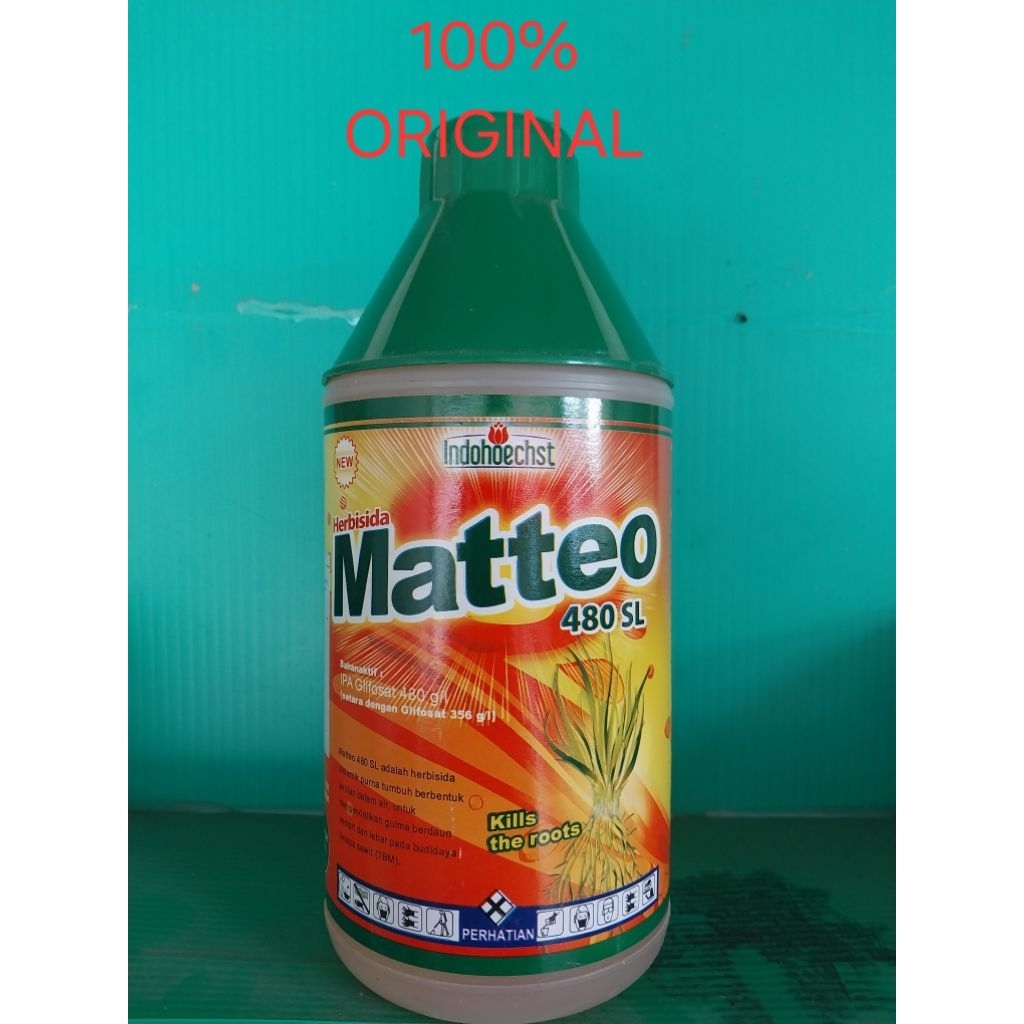 Herbisida MATTEO 480SL 1 Liter - Efektif, Praktis, Tahan Hujan