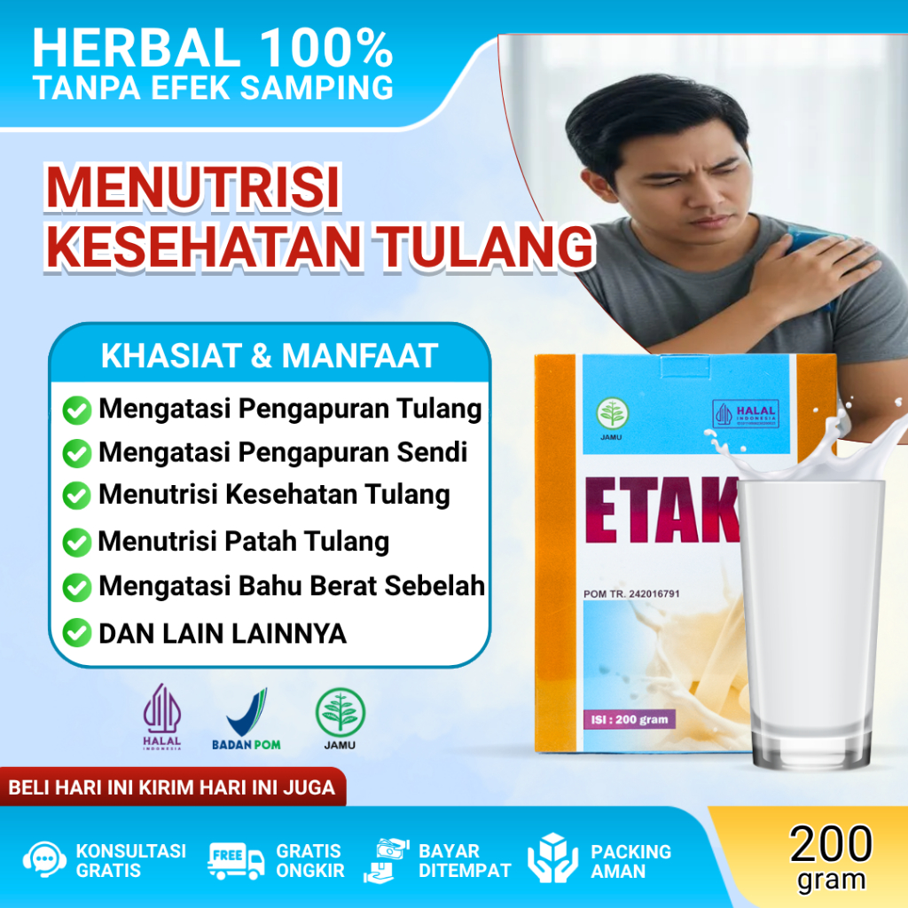Walatra Etaku | Susu Tinggi Protein, Kalsium & Vitamin Untuk Mengatasi Pengapuran & Persendian, Susu