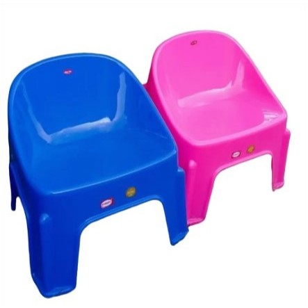 Kursi Anak Anak Sandar Sender Plastik Shinpo 172 Warna Pink Biru Kursi Pendek Belajar Playgroup