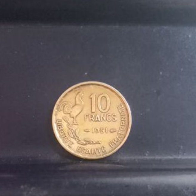 koin perancis 10 franc 1951