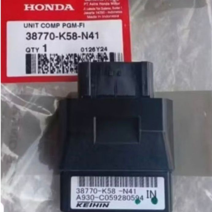 38770K58N41 ECM, ECU Honda Revo Fi 38770-K58-N41