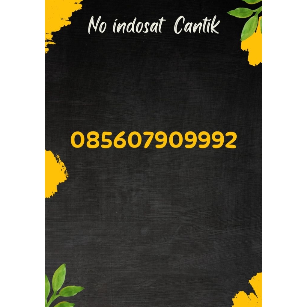 NO CANTIK INDOSAT