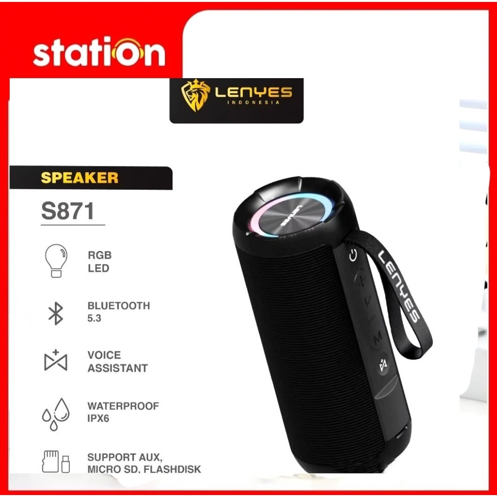 LENYES-S207 & S871 SPEAKER BLUETOOTH WATERPROOF TWS DAN NFC