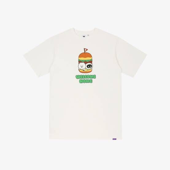 READY STOCK OFFICIAL JIN WOOTTEO X RJ TSHIRT