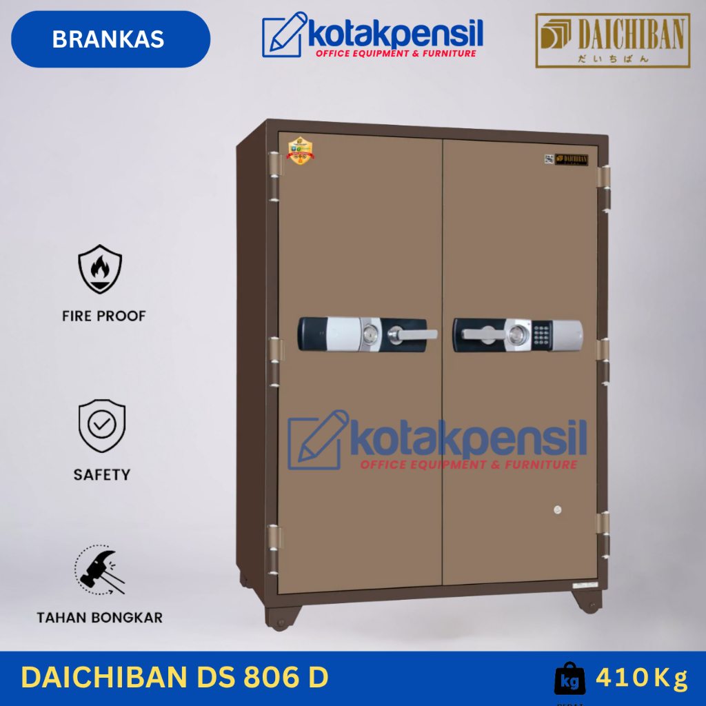 Brankas DAICHIBAN DS 806 D (Digital) Brankas Dokumen Tahan Api | Brankas Kantor | Brankas Besar | Br