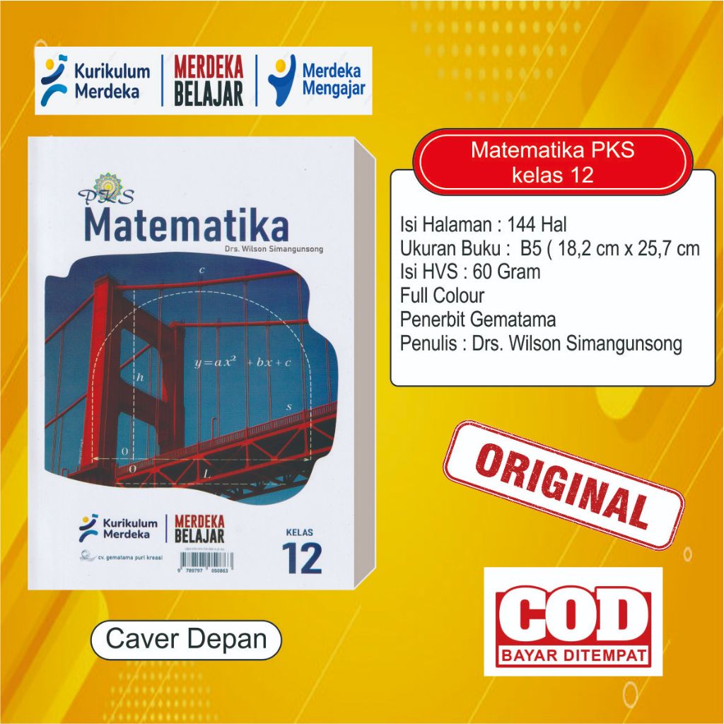 Buku Matematikak PKS kelas 12 SMA