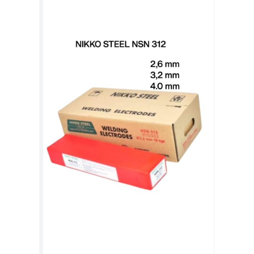 Kawat Las NSN-312 E312-16  Nikko Steel / Kawat Las NSN-312 Nikko Steel