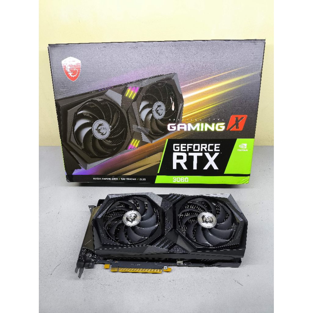 Vga Nvidia Msi Gaming X RTX 3060 12Gb Bekas