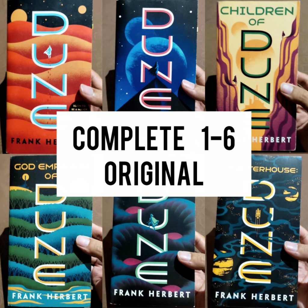 DUNE Complete 1-6 Frank Herbert - Preloved ORI