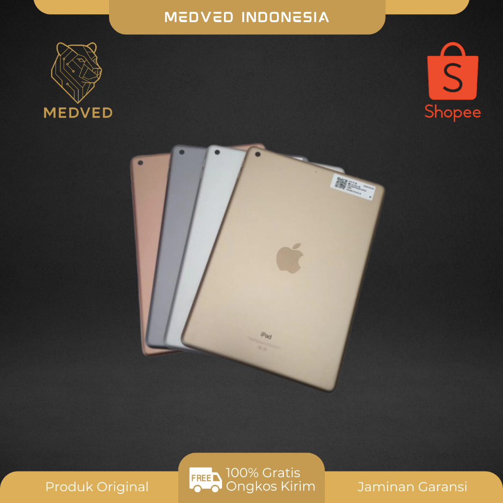 MEDVED iPad 5 wifi Only 32gb 2017 Seken Mulus Second Silver Gold