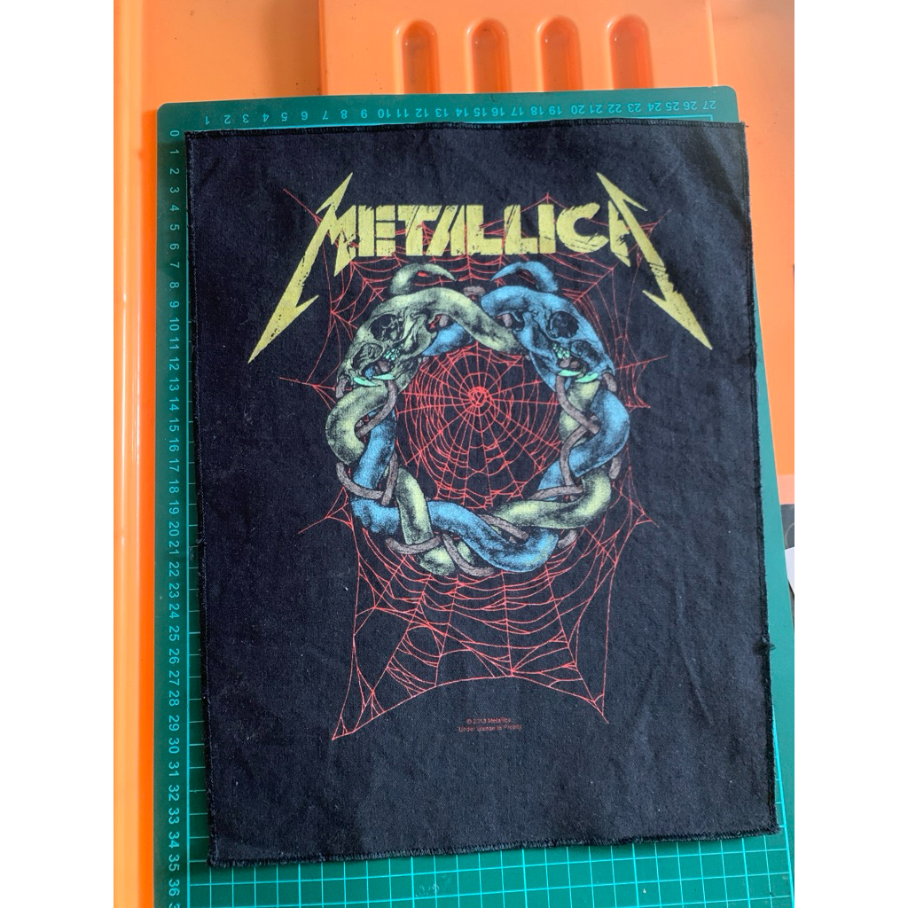 Backpatch Metallica under licensed in prodity 2013