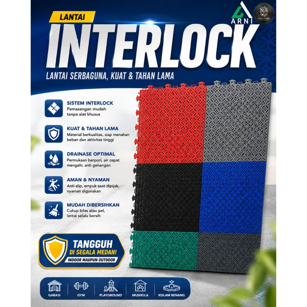 nterlock Lapangan Outdoor Futsal,Basket,Volly | Interlock Lapangan Spor