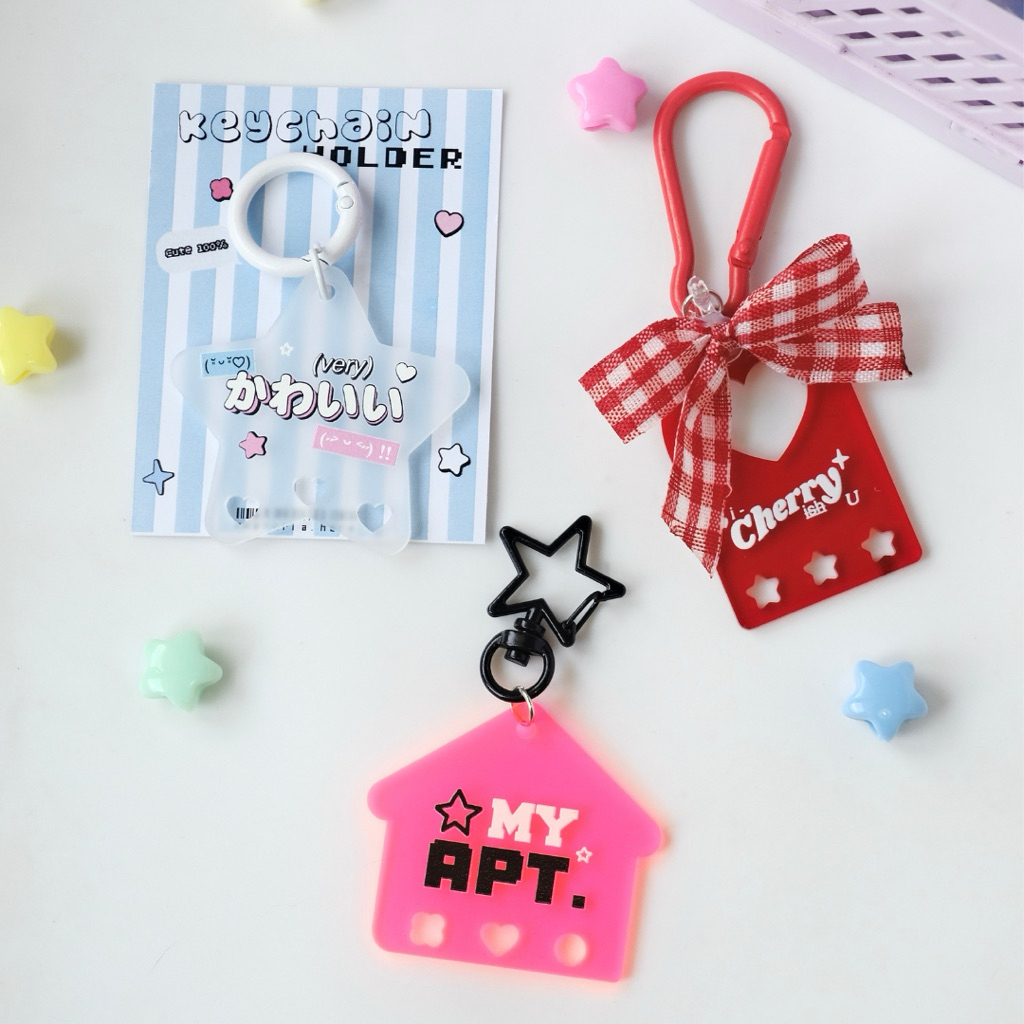 Keychain Holder Charm Holder Acrylic