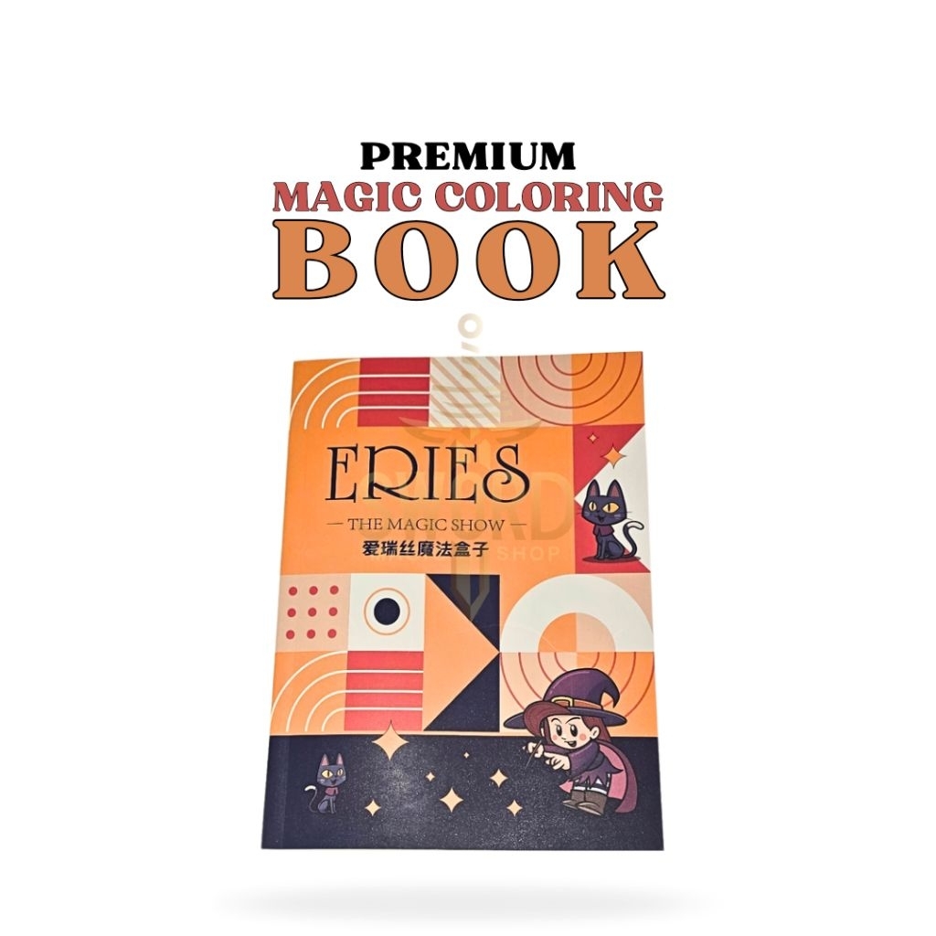 Sulap Premium Magic Coloring Book - Magic Book -Sulap Buku - Kids Magic - Comedy Magic - Toko Sulap 