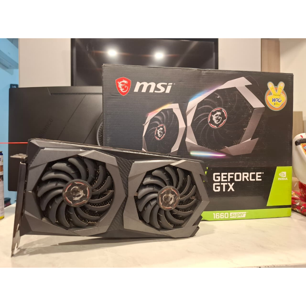 VGA MSI GeForce GTX1660 SUPER / GTX 1660 SUPER GAMING Z PLUS 6GB GDDR6 - Second 2ND