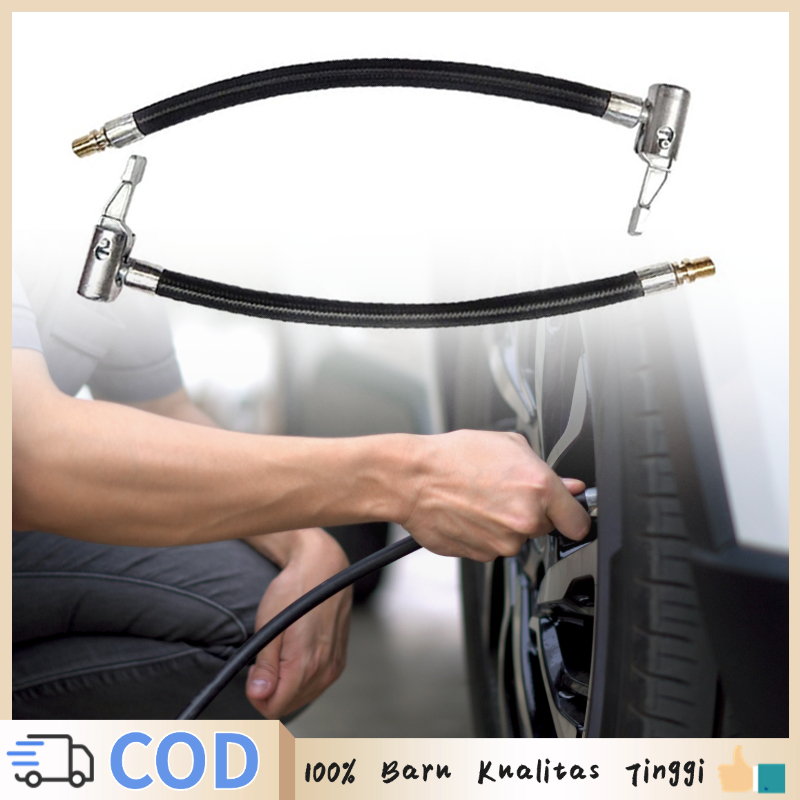 200/300mm  Selang Pompa Angin Mobil Selang Pompa Ban Selang Extension Pompa Angin Selang Adaptor Pom