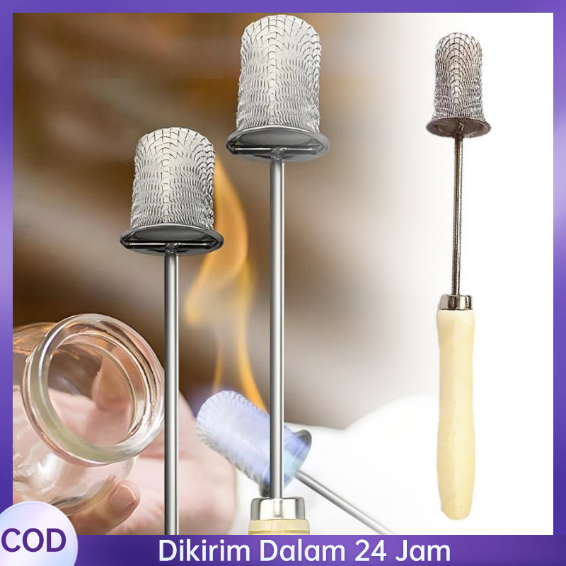 Obor Bekam Api Anti-Melepuh Sumbu Bekam Api Dapat Dilepas Tongkat Obor Bekam Api Universal