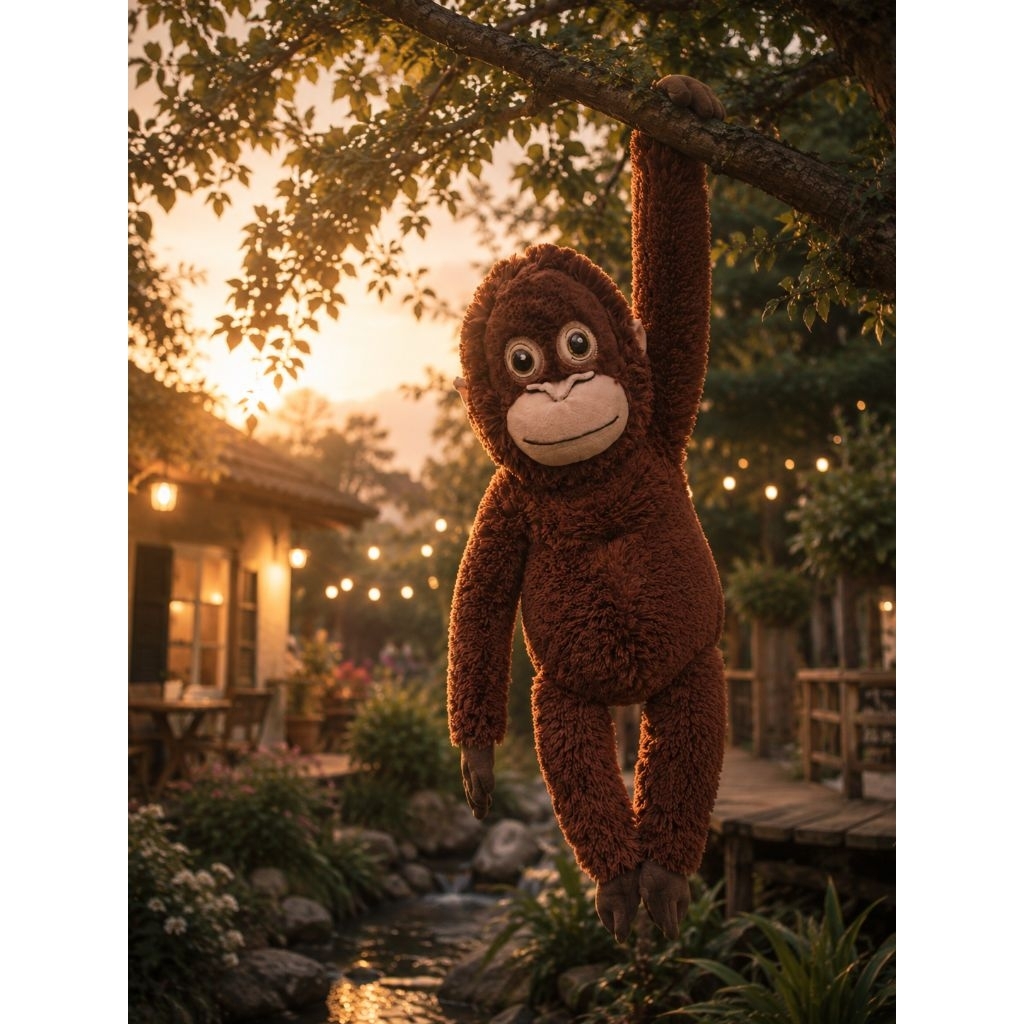 Boneka monyet monkey orang utan