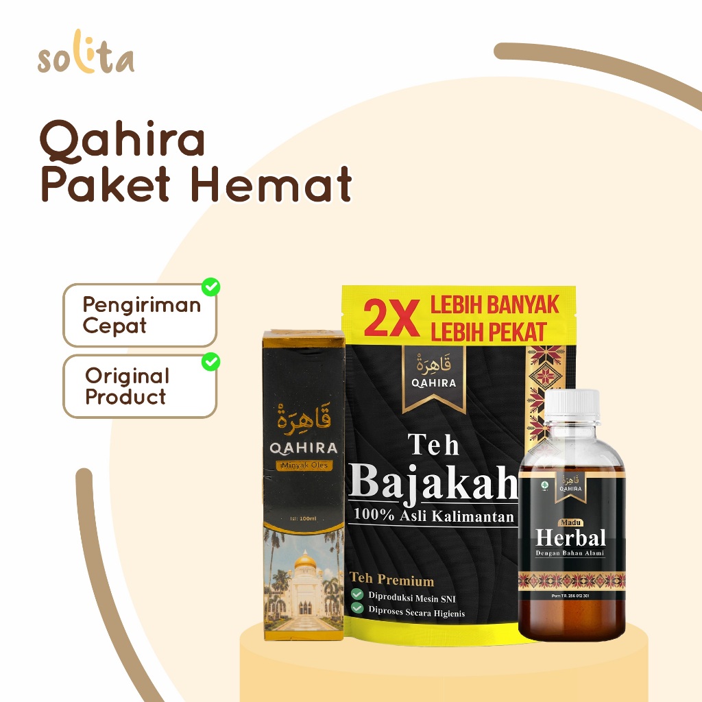 Qahira Obat Herbal Kista Lipoma Tanpa Operasi Untuk Benjolan Kelenjar Aman Halal BPOM