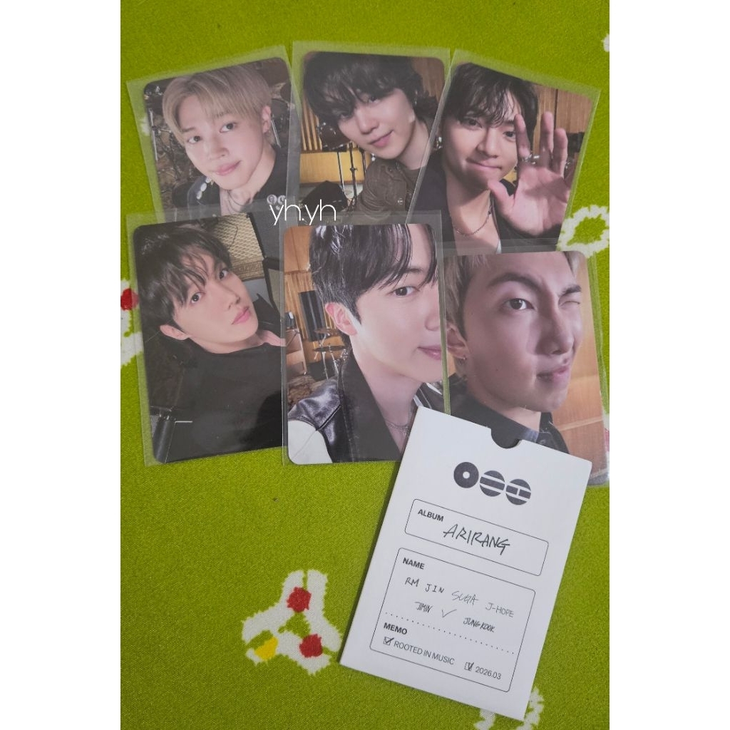 rooted in music photocard - bts arirang