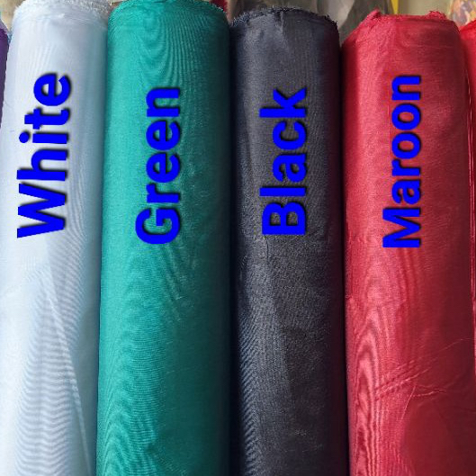 Kain Peles Furing Abutai Kahatex, Kain Satin, Kain Dekorasi