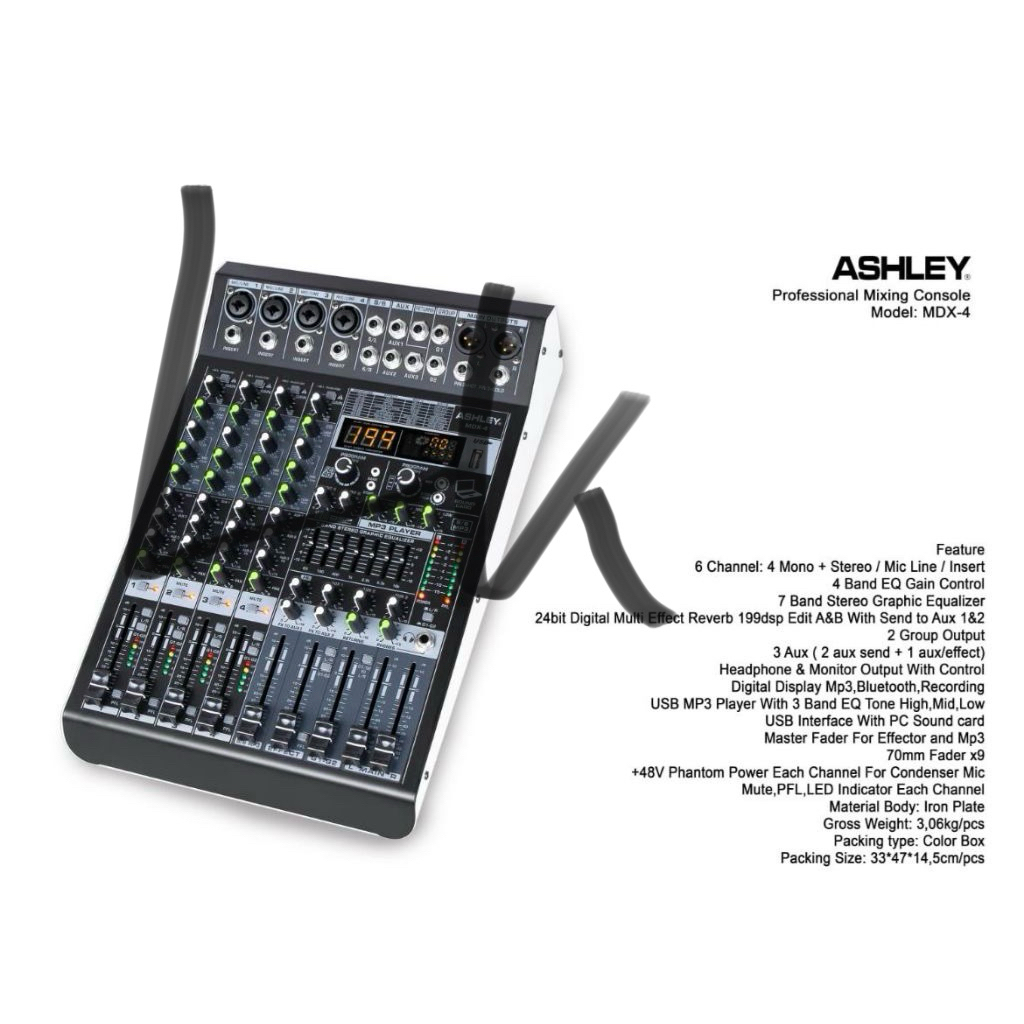 Mixer Ashley MDX 4 Mixer Ashley