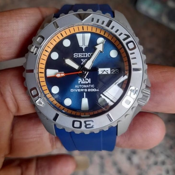 seiko mod skx style padi dial 4r36 movement automatic