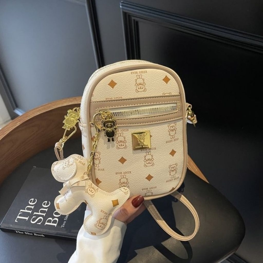 3293 TAS HANDPHONE LUCU TAS SELEMPANG HP SLING BAG MOTIF KEKINIAN CANTIK