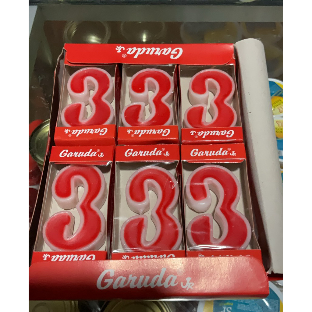 Lilin Angka 3