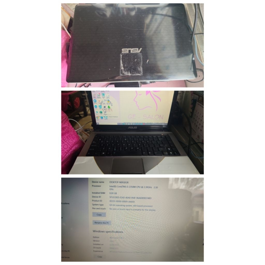 Leptop Asus second