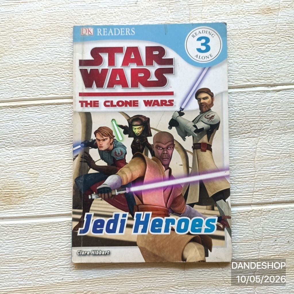 Star Wars The Clone Wars Jedi Heroes - DK Readers - Buku Cerita Anak BAHASA INGGRIS Bekas Preloved