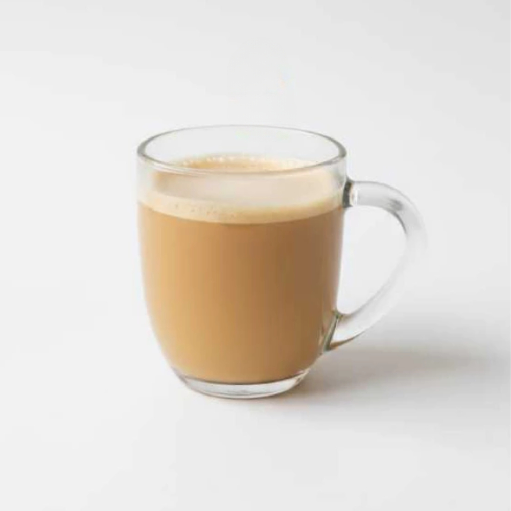 1 Pcs Gelas kaca beling tebal gagang bulat es teh kopi jamu 260 ml