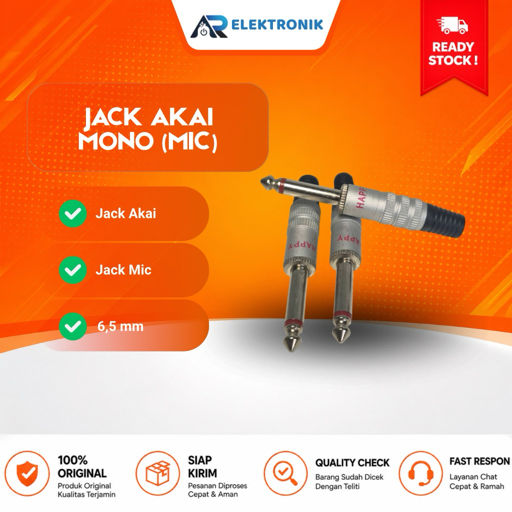 Jek Mic Akai Mono/JACK MIC/ Jek mic (Harga Satuan)