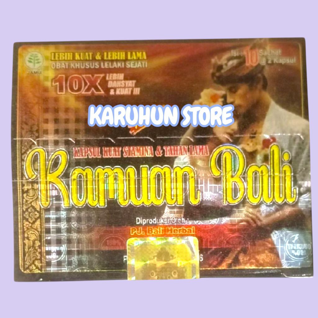 Herbal Ramuan Bali Suplemen untuk Pria Dewasa 1 Box Isi 10 Sachet