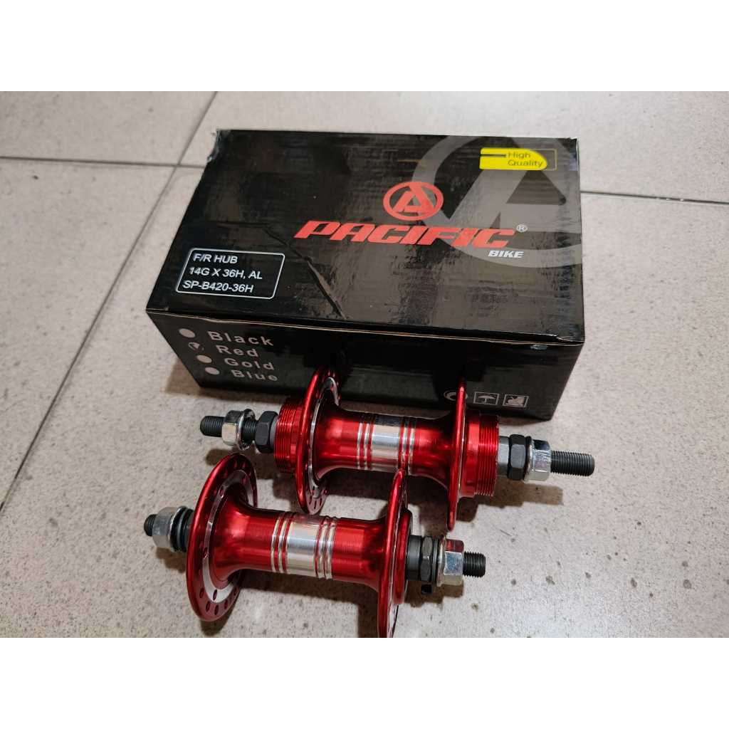 Pacific Hub bearing 36 hole single speed model drat trombol bering alloy sepasang sepeda BMX fixie