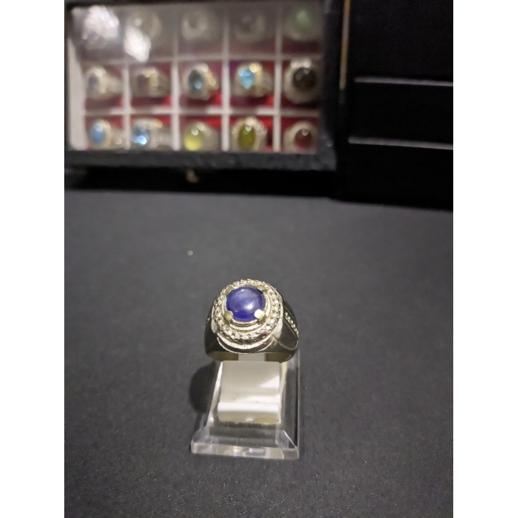 Batu Natural Blue Sapphire Royal Blue Star Sapphire 03