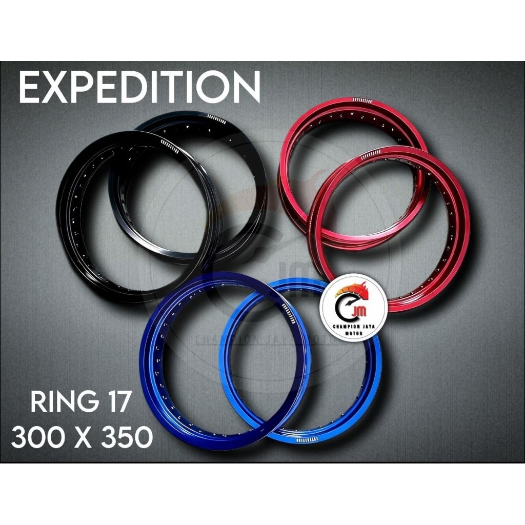 VELG PELEK SUPERMOTO RING 17 EXPEDITION CRF 150L KLX 150 DTRACKER 150 UKURAN 300 350 ORIGINAL EXPEDI