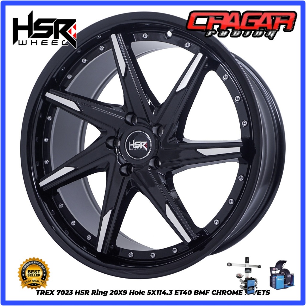 Velg Mobil Hsr Tipe Trex Ring 20 Lubang 5 Untuk Innova Camry Civic Accord Palisade Alphard Dll