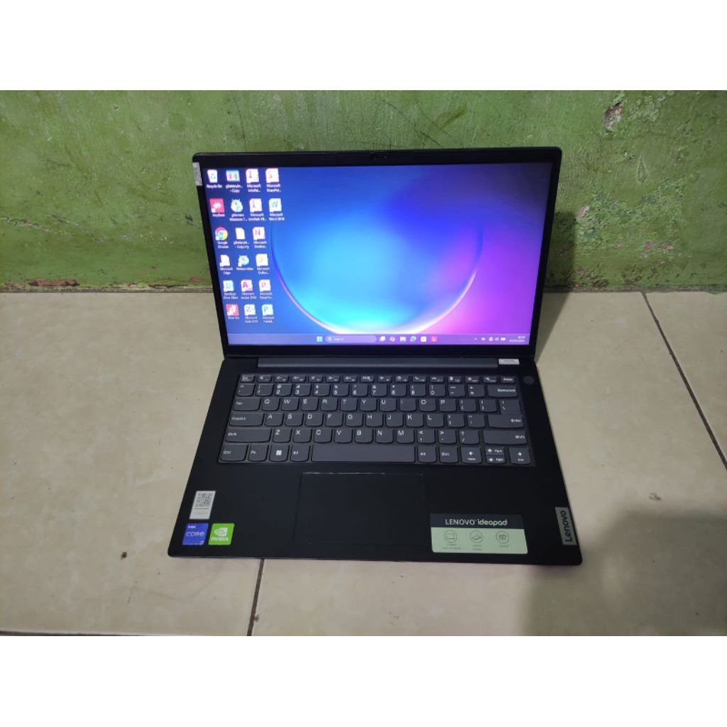 Laptop Lenovo V14-G2 ITL Ram 16gb SSD 512gb core i7-gen11 VGA intel Iris Xe Graphics+Nvidia mx350 La