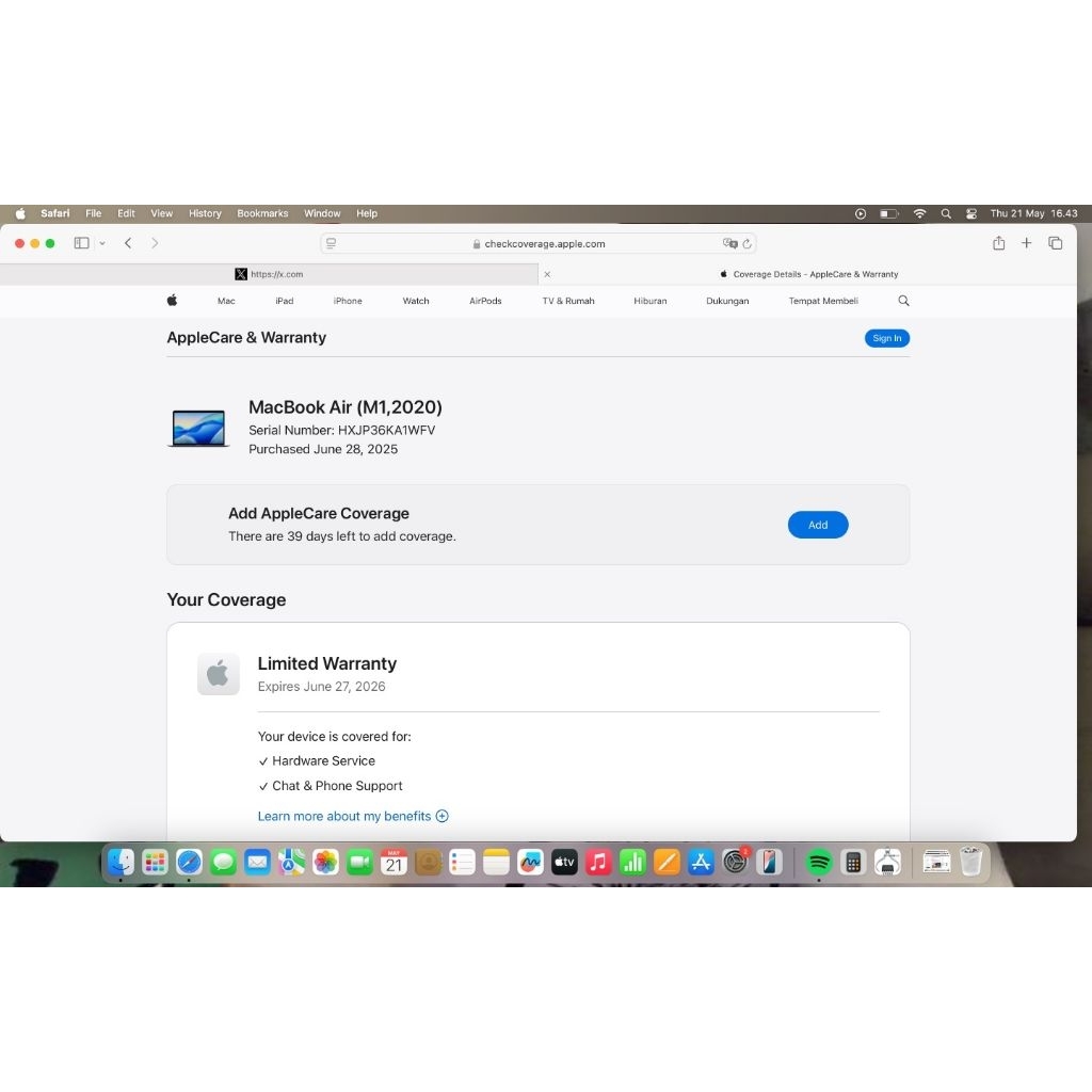 MacBook M1 8/256 Ibox