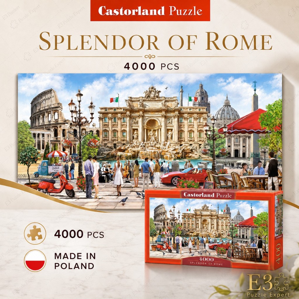 Jigsaw Puzzle: Castorland - Splendor of Rome - 4000 Piece