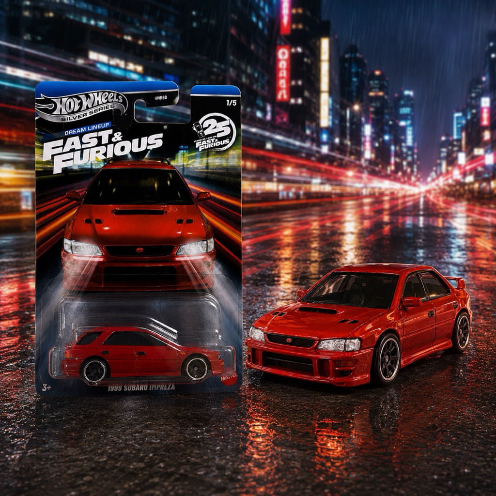 Hot Wheels Silver Series Fast & Furious 1999 Subaru Impreza