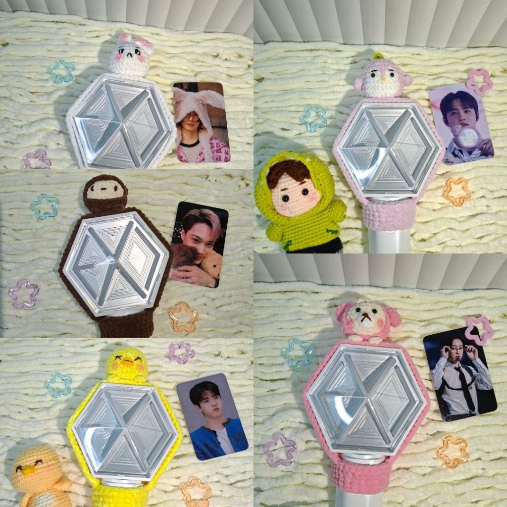 Cover lightstick EXO/ fanlight deco cover MD unofficial/ HANDMADE