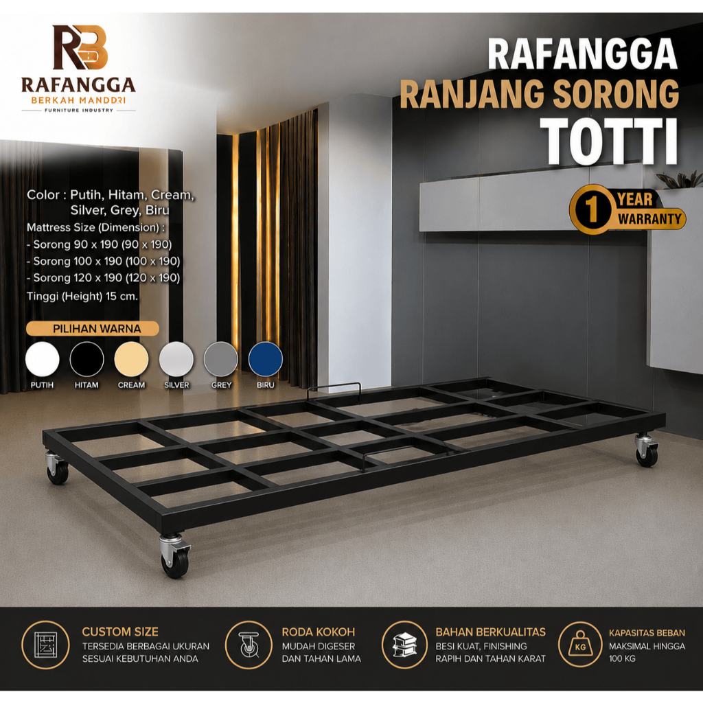 RAFANGGA RANJANG SORONG TOTTI | BUNK BED SORONG TOTTI