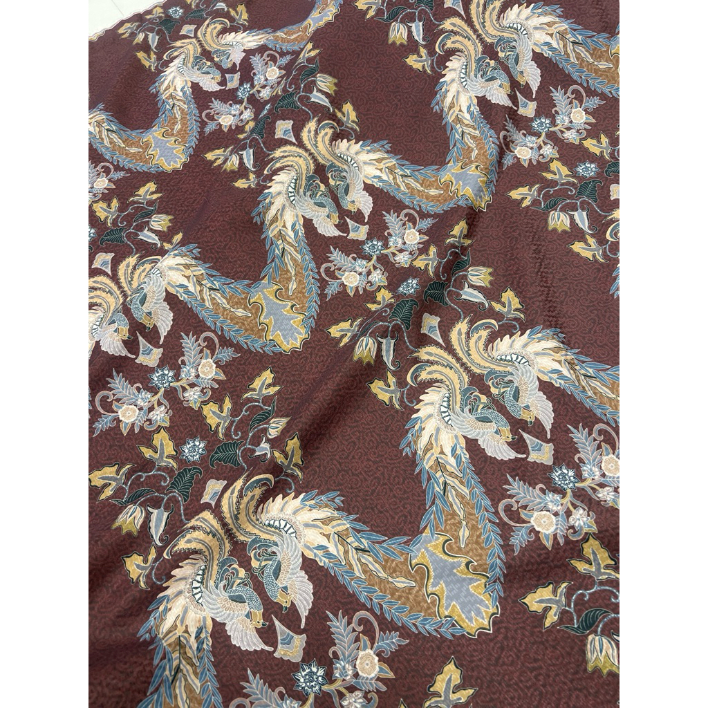 Kain batik katun doby premium motif burung garuda harga per setengah meter