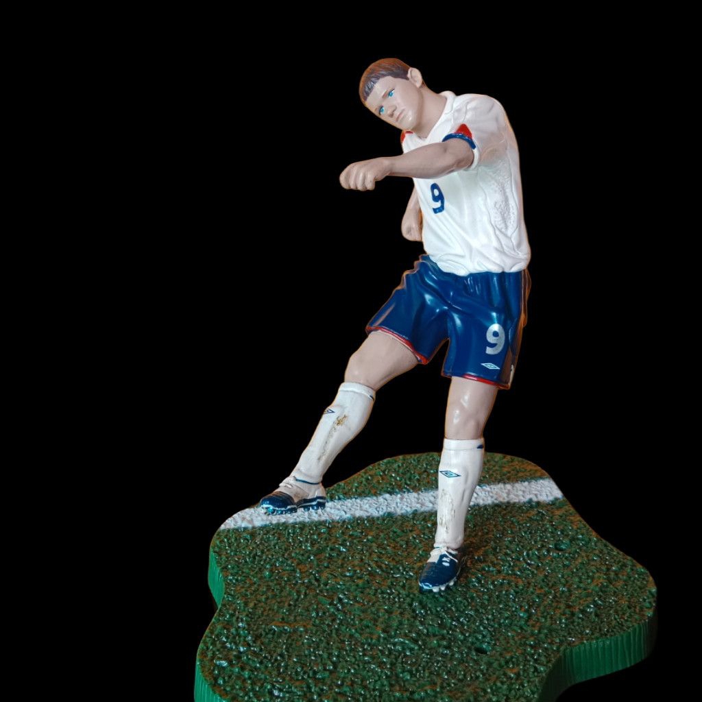 Figure Pemain Bola FT Champs Wayne Rooney 9, Timnas Inggris, no Soccerserie or Kodoto Loose