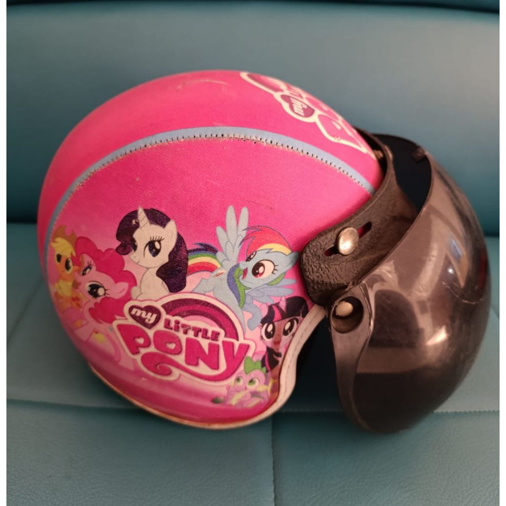 Preloved Helm Anak Bogo Full Gambar - Helm Anak Bogo Unicorn - Helm Anak Cewek