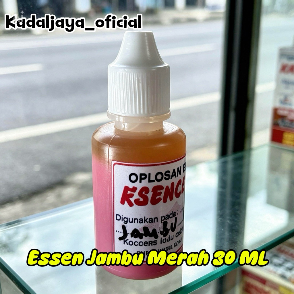 Kadal Jaya Essen JAMBU MERAH 30 ML | Essen LELE Ikan Mas Patin Nila Mujair | Galatama Babon Indukan