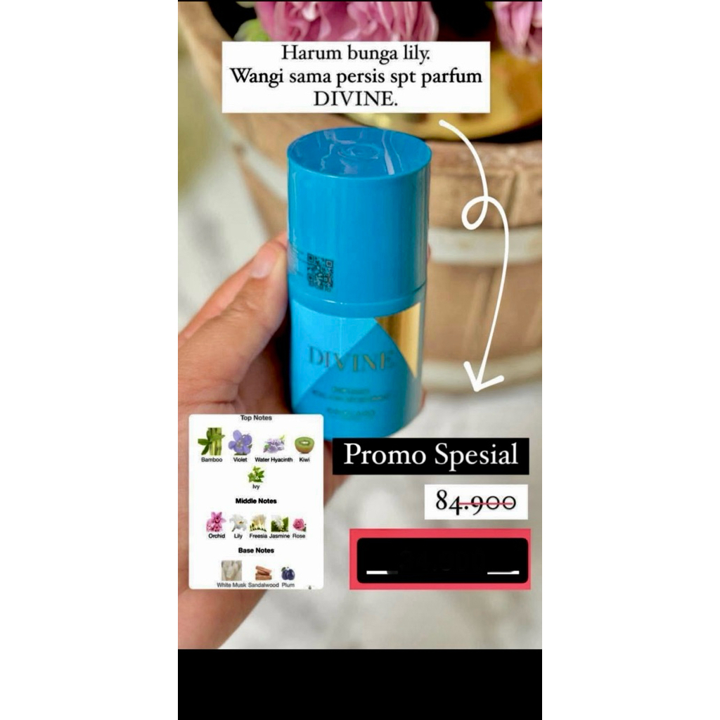 Deodorant perfumed miss Giordani divine eclat femme Oriflame