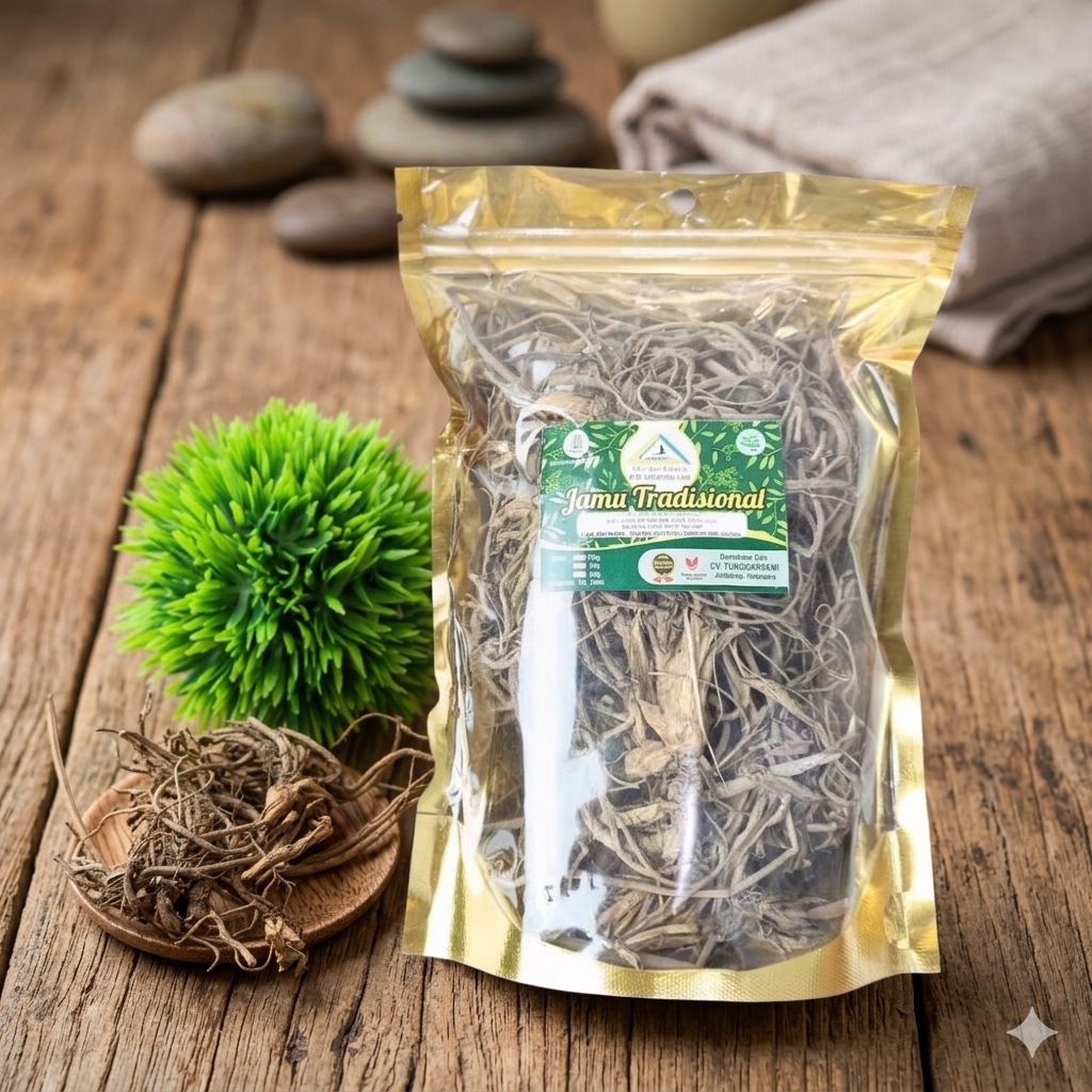 Purwoceng King Root 100g - Akar Purwoceng Kering Asli Penambah Stamina Pria